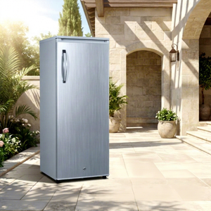 Congelador Vertical Solar de 198L, 12V 24V AC, Doble Alimentación, Puerta Única, Profundo, para Uso Comercial, en Hoteles y Hogares Aislados de la Red, 198L Profesional Vertical - Product Image 1