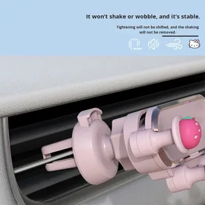 Soporte para Teléfono Móvil para <span class=keywords><strong>Auto</strong></span> <span class=keywords><strong>HELLO</strong></span> KITTY OLIVER, Soporte de Gravedad para Rejilla de Ventilación, Antigolpes, Nuevo Soporte de Navegación para <span class=keywords><strong>Auto</strong></span> para Mujeres - Product Image 5