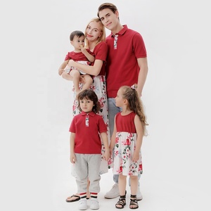 2022 OEM/ODM logotipo Personalizado Red Print Summer Holiday Combinando Natal Pijama Família Crianças Bebê Mulheres Mens Pijamas - Product Image 1