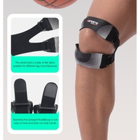 Exercice de course Soulagement de la douleur Genou Stabilisateur Bande Sangle Absorption des chocs Protection Genou Sangle de soutien