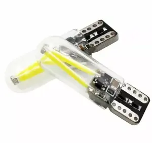 Lâmpada led para luz interior do carro t10 194 w5w, 12v branco t10, luz para leitura, para carros, lâmpada para placa de licença