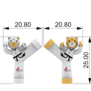 Muñeco Inflable Gigante de Niño Karate para Publicidad, Globo Inflable para Patadas, al Mejor Precio - Product Image 5