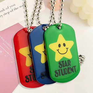 Thẻ Đeo Cổ Thú Cưng Trống Tùy Chỉnh Để Khắc Mặt Dây Chuyền Vòng Cổ Nam Thẻ Tùy Chỉnh Biểu Tượng Kim Loại Thép Không Gỉ Bằng Đồng Thau Nhôm - Product Image 3