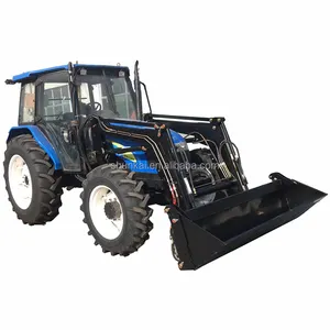 90hp Used compact agricultural machinery with bucket