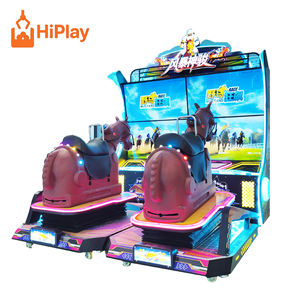 Máquina de Juego de Carreras de Caballos de Lujo para 2 Jugadores, <span class=keywords><strong>Simulador</strong></span> de Movimiento Dinámico, Operada con Monedas, Juego de Galope para Parques de Diversiones Comerciales - Product Image 2