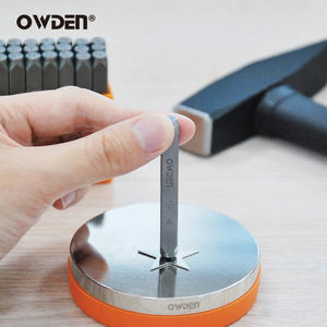 OWDENプロ用DIYグレードアッパーケース手書きフォントレターパンチセット1/8-3mmスチール製ベンチブロックジュエリースタンピングOEM - Product Image 5