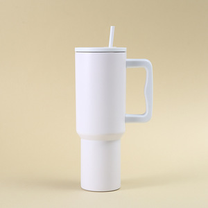 Vaso Térmico de Acero Inoxidable Weiteli de 40 oz con Asa y Pajita, <span class=keywords><strong>Botella</strong></span> de <span class=keywords><strong>Agua</strong></span> para Viaje - Product Image 4