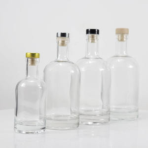 Venta al por mayor de lujo de alta calidad botella de licor 500ml 700ml 750ml 1000ml Nordic Gin <span class=keywords><strong>Whisky</strong></span> Vodka Spirit botella de vidrio para licor - Product Image 2