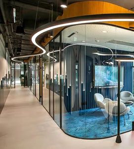 Pannello divisorio in vetro per uffici OEM ODM, - Product Image 3