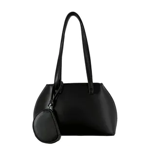 2024 Best Classic PU Leather Single Shoulder Shell Bag for Women Casual Underarm Style Flap Ladies' Fashion