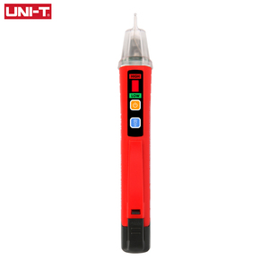 Detector de voltaje de CA sin contacto, pluma indicadora, lápiz eléctrico, voltímetro de enchufe, probador, UNI-T, UT12D, 24V-1000V, plástico, cantidad mínima 2 - Product Image 5