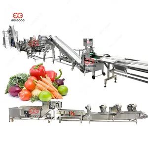 Obst- und Gemüsewaschanlage Trocknungsvorgangsmaschine Preis industrielle multifunktionale Ozon-Obst- und Gemüsewaschmaschine