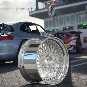 Completamente personalizzato <span class=keywords><strong>2</strong></span> pezzi argento forgiato ruote auto cerchi Multi raggio 8J-12J per A5 5x112 CB66.6 4 serie 5x120 CB72.6 CC 5x112 - Product Image 5