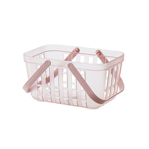 Bath <b>Basket</b> <b>Rectangular</b> Transparent White Pink Gray Durable Freestanding For Bathroom <b>Storage</b> Organizing Toiletries Shower - Product Image 5
