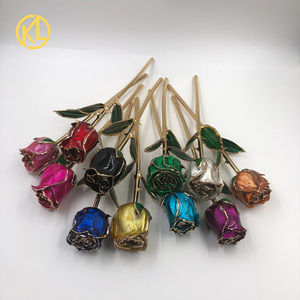 Gran oferta, <span class=keywords><strong>flor</strong></span> sumergida, Rosa conservada, de la madre Día, cumpleaños, regalos del Día de San Valentín, Rosa sumergida <span class=keywords><strong>en</strong></span> oro, rosas doradas personalizadas - Product Image 2