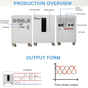 All in One 51.2V 560Ah 28kWh 32KWh Battery Lithium <strong>Solar</strong> <strong>Power</strong> AC380V 12KW Inverter off Gride 20kWh Home Energy Storage System - Product Image 4