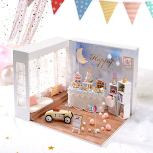 Nouvelle <span class=keywords><strong>maison</strong></span> en bois à monter soi-même, modèle à l'échelle 1:12, version <span class=keywords><strong>maison</strong></span> de poupée 'Dream Chaser Boy', cadeau d'anniversaire pour filles de 14 ans - Product Image 2