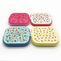 Guangzhou 4 compartiments boîte à bento en plastique tiffin boîte à lunch pack dessin animé boîte à lunch pour garçons enfants