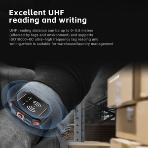 قارئ بطاقات <span class=keywords><strong>RFID</strong></span> إلكتروني محمول يعمل بنظام أندرويد <span class=keywords><strong>UHF</strong></span> لـ ABS نوع-C USB، يدعم ISO18000-6C (EPC G2)، يصل مداه من 0 إلى 50 سم، مناسب للمستودعات - Product Image 3