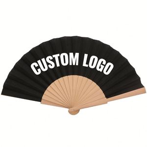 Éventails pliables personnalisés avec logo imprimé, drapeau national inclus, idéaux pour les événements sportifs et les activités sportives en plein air en Espagne - Product Image 3