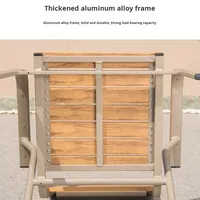 Ensemble table et chaises en aluminium et plastique de style moderne et luxueux, avec coussins imperméables, meubles d'extérieur durables pour petits espaces
