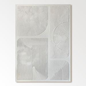 Art mural 3D, peinture abstraite moderne, artisanale, pour la décoration d'hôtels haut de gamme, de studios et d'appartements - Product Image 2