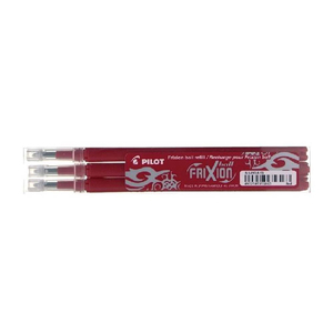 PILOT - SET 3 RICAMBI FRIXION BALL E CLICKER 0.7MM ROSSA - Product Image 1