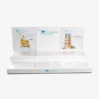 Présentoir Moderne Personnalisé Écologique en Acrylique pour Soins de la Peau et Huiles Essentielles pour Boutiques