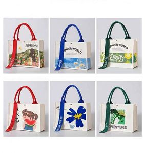 Bolsa de Mano Personalizada de Lona de Algodón Reciclado Ecológico con Diseño Gratuito y Correa Larga - Product Image 5
