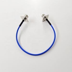 Conector Hembra N con Brida Cuadrada de 25.4 mm, Antena de 400 mm, Cable Coaxial RF RG402 con Cubierta Semiflexible de FEP, Conjunto de Cable de Puente Eléctrico - Product Image 3
