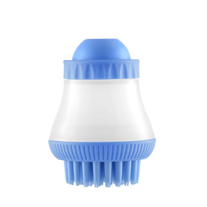 Pet <b>Silicone</b> Bath Brush For Dogs Small Medium Size TPR Material Handheld Cleaning <b>Tool</b> - Product Image 1