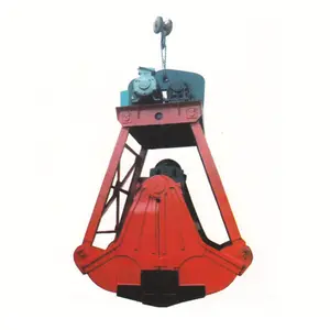 Elektromotor Grab Bucket Kohle Harnstoff Getreide Material Handling Maschine Double Flap Grab Bucket