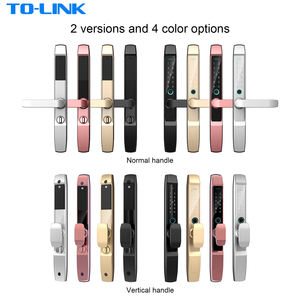 Tolink 지능형 전기 RFID 카드 코드 핑거 프린트 골드 방수 야외 게이트 Tuya Ttlock 슬림 알루미늄 도어록 - Product Image 5