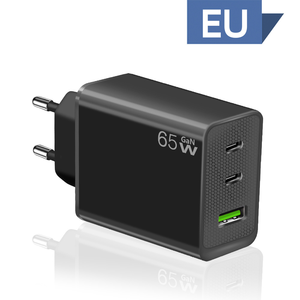 Cargador de nitruro de galio (GaN) de 65W con certificación CE, cargador de pared de carga rápida para teléfono móvil, adaptador para portátil, compatible con iPhone 14ProMax - Product Image 5