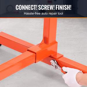 Soporte de Motor giratorio DB de 3/8 toneladas, capacidad de 750 libras, cabeza ajustable de 360 grados, reparación de carro de elevación de Motor de hierro fundido - Product Image 6