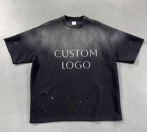 Camiseta YKH de 305 g/m² con Lavado Ácido para <span class=keywords><strong>Hombre</strong></span>, Camiseta con Lavado Monkey, Camiseta de Alta Calidad Personalizada, Extra Grande y Colorida para <span class=keywords><strong>Hombre</strong></span> - Product Image 1