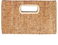 Tas Genggam Gabus Ramah Lingkungan Alami Tas Dompet Wanita Tas Pantai Dompet Amplop Kulit Gabus Bambu Vegan Tas Tangan Wanita Daur Ulang
