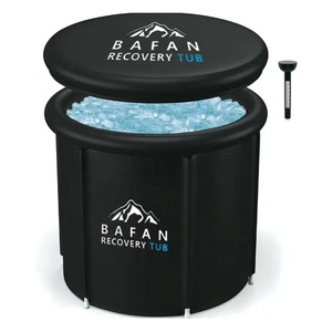 BAFAN Custom <span class=keywords><strong>XL</strong></span> 90*80 MAX <span class=keywords><strong>Bañera</strong></span> de hielo inflable de PVC portátil Excelente accesorio para la función de inmersión en frío - Product Image 2