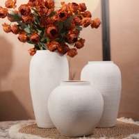 Pot Keramik Kecil Modern, Vas Meja, Hiasan Rumah Tangga, Ornamen Dekorasi, Rangkaian Bunga