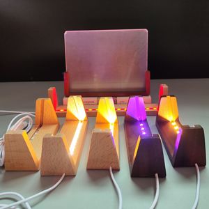 Base para Marco de Fotos en Forma de U de Madera Sólida, Color Natural, Diseño Minimalista, Uso Comercial, Paquete de Varias Piezas - Product Image 4