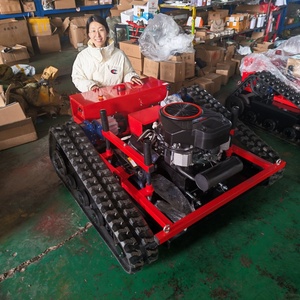 เครื่องตัดหญ้าอัตโนมัติ MJYL DIY รุ่นอุตสาหกรรม ปี 2026 แรงดัน 48V ควบคุมระยะไกล ไร้สาย ใช้เชื้อเพลิงเบนซิน ขับเคลื่อนด้วยตัวเอง 25 แรงม้า ความกว้างใบมีดตัดขนาดใหญ่ - Product Image 4