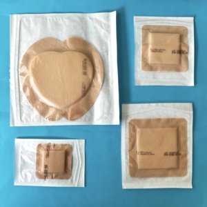 Pansement en mousse de silicone sacrée 7x7 Bordure Adhésive Bed Sore Bandage Bordered Pad Pressure Sore Ulcer Patchs - Product Image 3