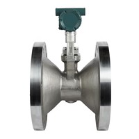 Débitmètre vortex à col long VY haute température DN50-DN100 en acier inoxydable à bride OEM pour eau/huile/gaz/liquide, précision 1,0 %