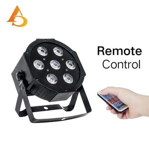 AICPOSE DMX512 7PCS 12W RGBWA 5en1 Luz LED Par de Plástico con Ángulo de Haz de 25° y IP33 para Bodas, DJ, Escenarios y Fiestas - Product Image 6