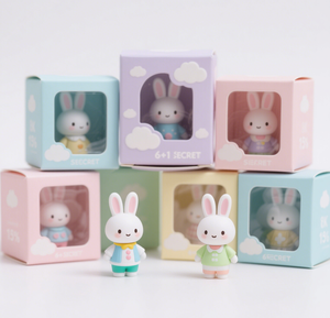 Tùy Chỉnh Thu mù hộp động vật Thỏ dễ thương phim hoạt hình PVC Vinyl hành động con số - Product Image 2