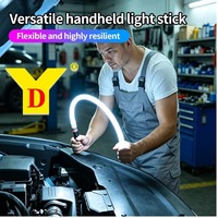 Barre lumineuse LED flexible rechargeable YD de 30 pouces, ultra-lumineuse 3000 lumens, lampe d'inspection pliable pour la réparation automobile