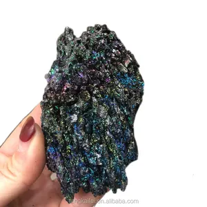 Hot sale of high quality colorful silicon carbide mineral specimen decoration