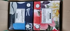 Set Sprei Mikrofiber 100% Polyester 6pcs Sekali Pakai Lipat Motif Karakter Natal Bunga Hewan Daun untuk Hotel - Product Image 6