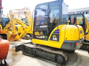 Prix réel ! Mini-excavatrice sur chenilles Komatsu PC56-7 PC56-8 d'occasion, 5 tonnes, Komatsu Digger, prix bas, vente - Product Image 4