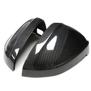 Cubiertas de espejos de repuesto de fibra de carbono seca 3K con opción de asistencia lateral para Audi A4 S4 RS4 A5 S5 RS5 B9 - Product Image 4